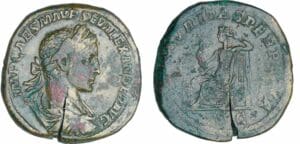 Alexandre Sévère - Sesterce (223, Rome) - La Sécurité