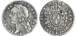 Louis XV - 1/20 écu au bandeau - 1743 X (Amiens)
