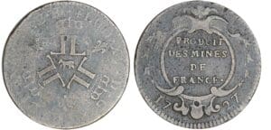 Louis XV - Sol des mines de France - 1727 (Pau) Louis XV - Sol des mines de France - 1727 (Pau)