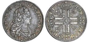 Louis XV - Petit louis d’argent - 1720 A (Paris) 2ème sem Louis XV - Petit louis d’argent - 1720 A (Paris) 2ème sem