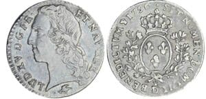 Louis XV - 1/10 écu au bandeau - 1756 D (Lyon)
