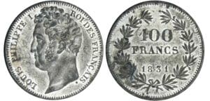 Louis-Philippe - Concours de Montagny - 100 francs 1831 Louis-Philippe - Concours de Montagny - 100 francs 1831