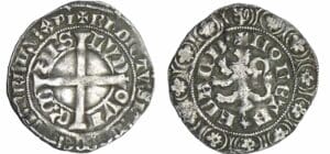 Flandre - Louis Ier de Crécy - Gros d'argent Flandre - Louis Ier de Crécy - Gros d'argent