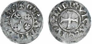 Limousin - Vicomté de Limoges - Denier au nom de Eudes