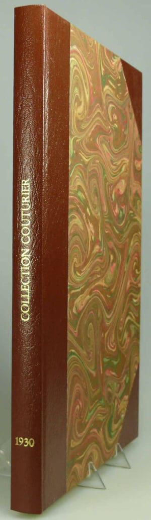 Catalogue de la collection Couturier - Avril 1930 Catalogue de la collection Couturier - Avril 1930