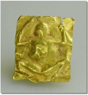 Egypte - Plaquette en or - 633-332 av. J.-C. Egypte - Plaquette en or - 633-332 av. J.-C.