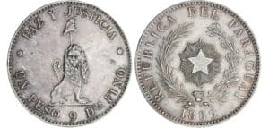 Paraguay - Peso 1889 Paraguay - Peso 1889