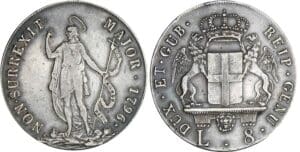 Italie - Ligurie - 8 lire 1796 (Gênes) Italie - Ligurie - 8 lire 1796 (Gênes)