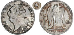 Ecu de 6 livres type FRANCOIS - 1792 A (Paris) 2ème sem - Bonnet inversé Ecu de 6 livres type FRANCOIS - 1792 A (Paris) 2ème sem - Bonnet inversé