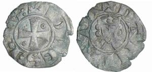 Jérusalem - Jean de Brienne - Denier Jérusalem - Jean de Brienne - Denier