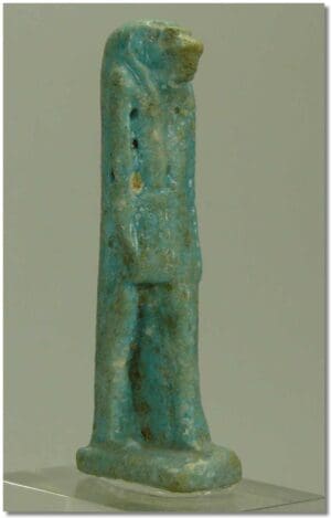 Egypte - Amulette d'Horus en fritte - 663-332 av. J.-C.