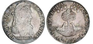 Bolivie - 4 soles - 1830 IL Bolivie - 4 soles - 1830 IL