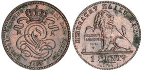 Belgique - Léopold 1er - 1 centime 1833 - Essai monétaire