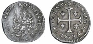 Italie - Ligurie - 8 soldi 1653 IAB (Gênes) Italie - Ligurie - 8 soldi 1653 IAB (Gênes)