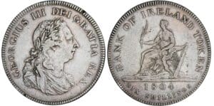 Irlande - Georges III - 6 shillings 1804 Irlande - Georges III - 6 shillings 1804
