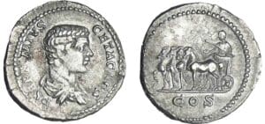Géta - Denier (206, Rome)