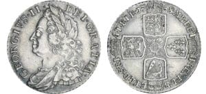 Grande-Bretagne - George II - Shilling 1758 Grande-Bretagne - George II - Shilling 1758