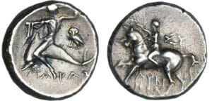 Calabre - Tarente - Taras - Didrachme (380-345 av. J.-C.)
