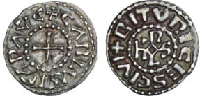 Charles II le Chauve (840-877) - Obole (Bourges)