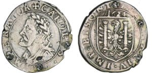 Franche-Comté - Besançon - Charles Quint - Teston - 1624 (Besançon) Franche-Comté - Besançon - Charles Quint - Teston - 1624 (Besançon)
