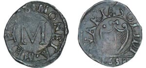Les trois évêchés - Metz - Liard de billon 1658