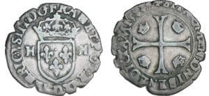 Henri III (1574-1589) - Douzain - 1er type - 1582 D (Lyon) Henri III (1574-1589) - Douzain - 1er type - 1582 D (Lyon)