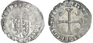 Henri IV (1589-1610) - Douzain du Dauphiné - 2ème type - 1596 Z (Grenoble) Henri IV (1589-1610) - Douzain du Dauphiné - 2ème type - 1596 Z (Grenoble)