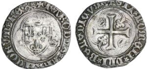 Charles VIII (1483-1498) - Blanc à la couronne - Angers