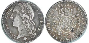 Louis XV (1715-1774) - 1/10 écu de Béarn au bandeau - 1741 (Pau)