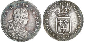 Louis XV (1715-1774) - 1/6 écu de France - 1721 A (Paris) Louis XV (1715-1774) - 1/6 écu de France - 1721 A (Paris)