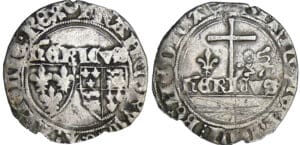 Henry VI de Lancastre (1422-1453) - Blanc aux écus - Châlon