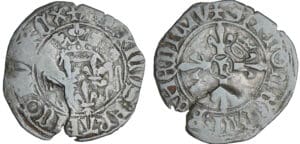 Henry V de Lancastre (1415-1422) - Gros florette - 3ème émission - Rouen