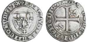 Charles VI (1380-1422) - Demi-guénar - 2ème émission - Paris 
