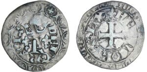 Charles V (1364-1380) - Blanc au K - 20 avril 1365
