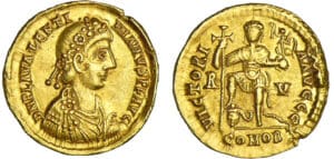 Valentinien III - Solidus (425-455, Ravenne)