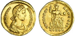 Valentinien II - Solidus (375-382, Constantinople)