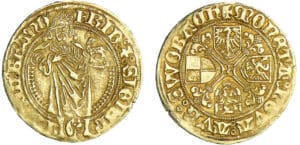 Allemagne - Brandenburg-Franken - Friedrich et Sigismud - Goldgulden (Schwabach)