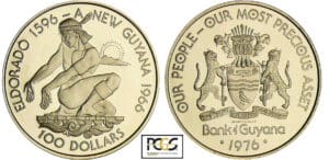 Guyana - 100 dollars 1976 Guyana - 100 dollars 1976