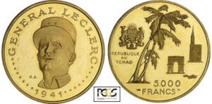 Tchad - Général Leclerc - 5000 francs (1970) Tchad - Général Leclerc - 5000 francs (1970)
