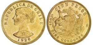 Chili - 100 pesos 1926 Chili - 100 pesos 1926