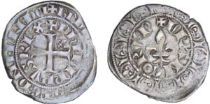 Philippe VI (1328-1350) - Gros à la fleur de lis - 2ème émission 17 février 1341