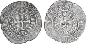 Philippe VI (1328-1350) - Gros à la fleur de lis - 1ère émission 27 janvier 1341