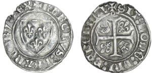 Charles VI (1380-1422) - Blanc guénar - 4ème émission - Paris