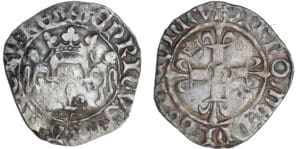 Henry V de Lancastre (1415-1422) - Gros florette - 3ème émission - Rouen