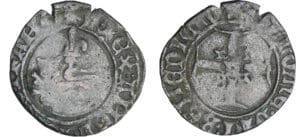 Henry V de Lancastre (1415-1422) - Double tournois Niquet dit Léopard - Saint-Lô