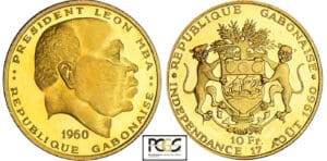 Gabon - Indépendance du Gabon - 10 francs 1960 Gabon - Indépendance du Gabon - 10 francs 1960