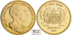 Ghana - Republic day 1 july 1960
