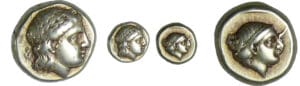 Asie mineure - Lesbos - Mytiléne - 1/6 de statère d'électrum (377-326 av. J.-C.)