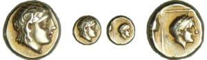 Asie mineure - Lesbos - Mytiléne - 1/6 de statère d'électrum (377-326 av. J.-C.)