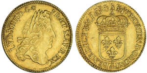 Louis XIV (1643-1715) - Louis d’or à l’écu - 1690 A (Paris) flan réf